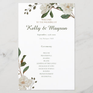 Accord des couleurs pastel Programmes de mariage