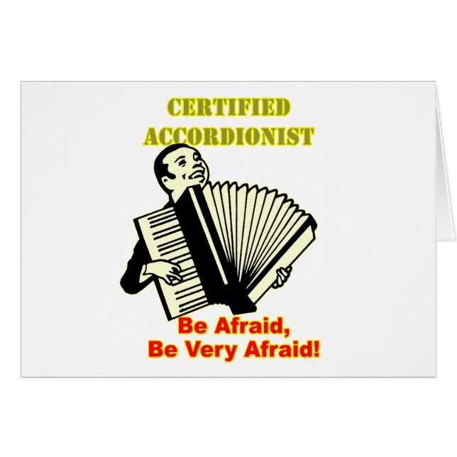 Accordéoniste certifié (Devant horizontal)