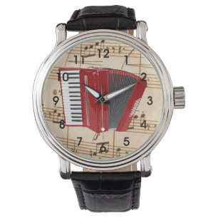 Accordion : Montre Accordiale Rouge