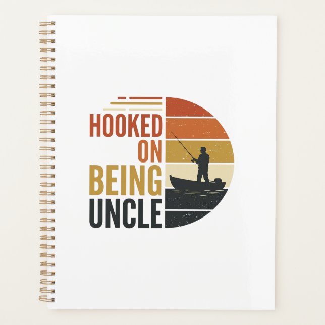 Accro à être Oncle Pêche Graphique Vintage_1 (Devant)