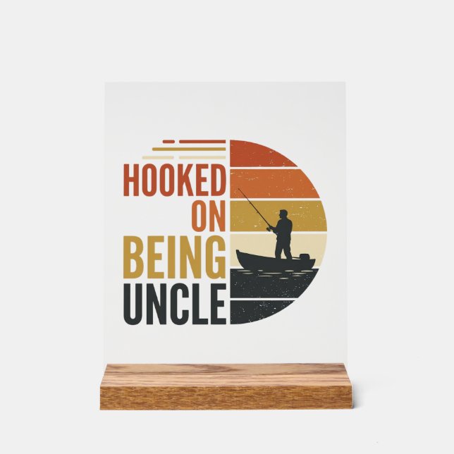 Accro à être Oncle Pêche Graphique Vintage_1 (Recto)