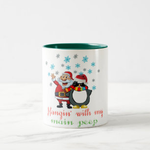 accroché avec mon peep principal design de tasse d