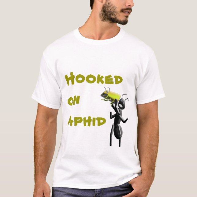 Accroché sur le T-shirt d'aphis (Devant)