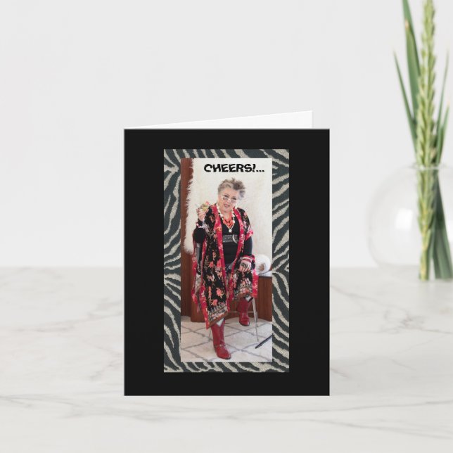 Accueil à la carte du Nouvel An (Devant)