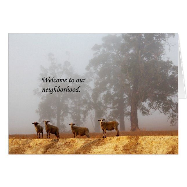 Accueil à notre voisinage (Devant horizontal)