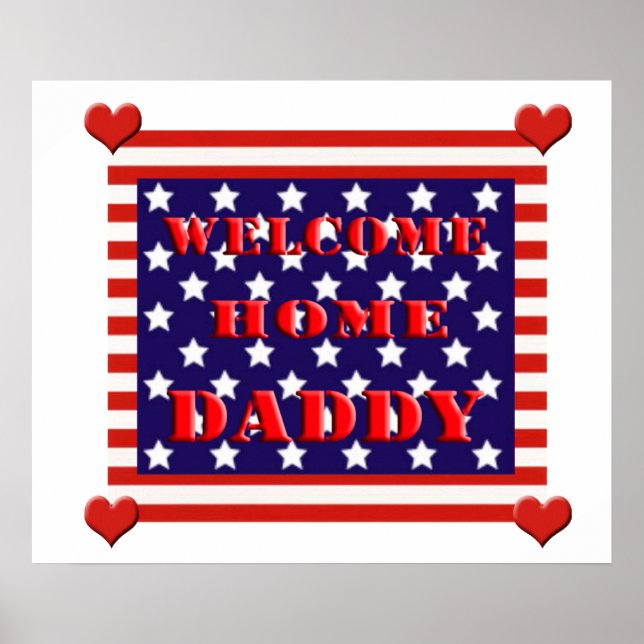 Accueil Accueil Daddy Drapeau Poster design (Devant)