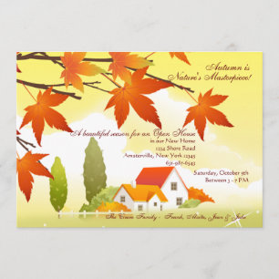 Accueil Accueil Invitation Open House d'automne