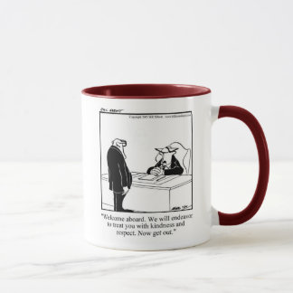 Accueil amusant de la Mug de gestion