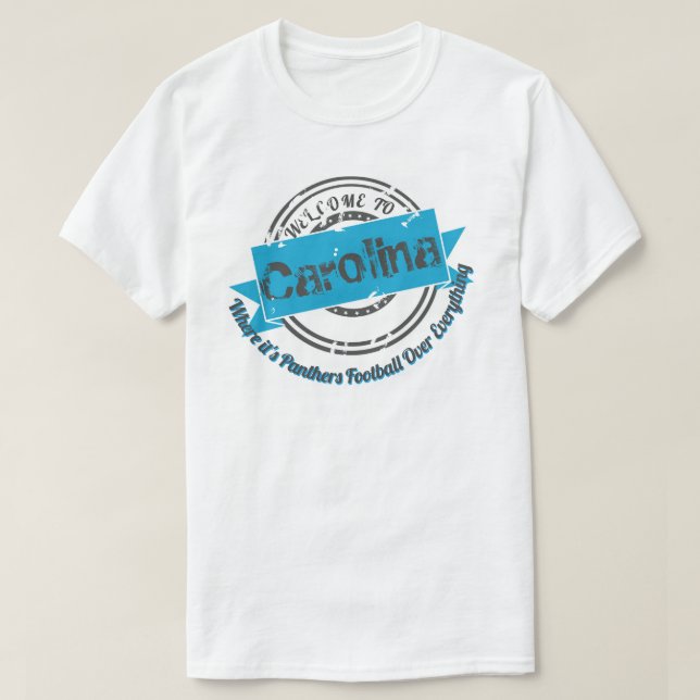 Accueil au T-shirt de blanc de la Caroline (Design devant)