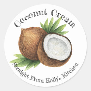 Accueil Canning Business Coconut Cream Étiquette a