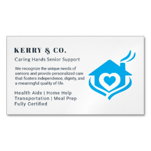 Accueil Carte de visite d'aide - Professionnels et