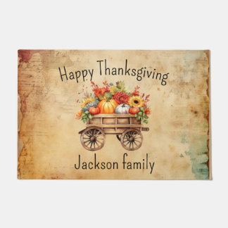 Accueil chaleureux de Thanksgiving - Tapis de port