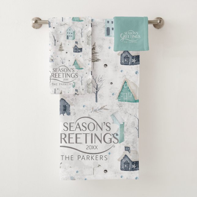 Accueil confortable Noël Turquoise ID985 (En situation)