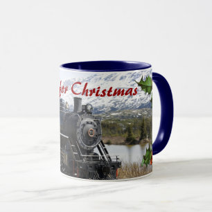 Accueil dans le train pour la Mug de Noël