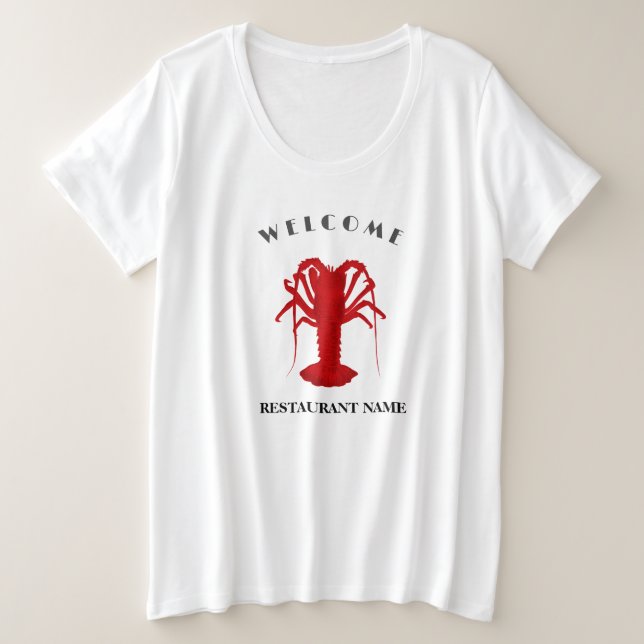 Accueil de fruits de mer modernes Lobster Restaura (Design devant)