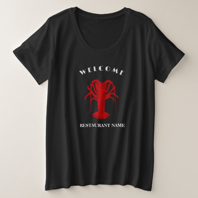 Accueil de fruits de mer modernes Lobster Restaura (Design devant)