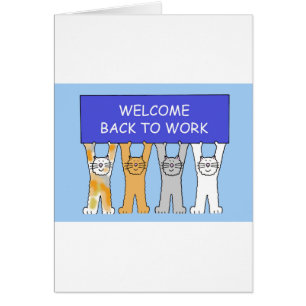 Accueil de nouveau aux chats de bande dessinée de