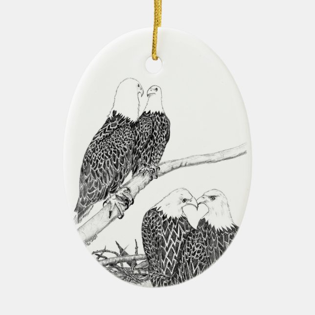 ACCUEIL EAGLE NEST LEGACY CONTINUE Ornement en cér (Devant)