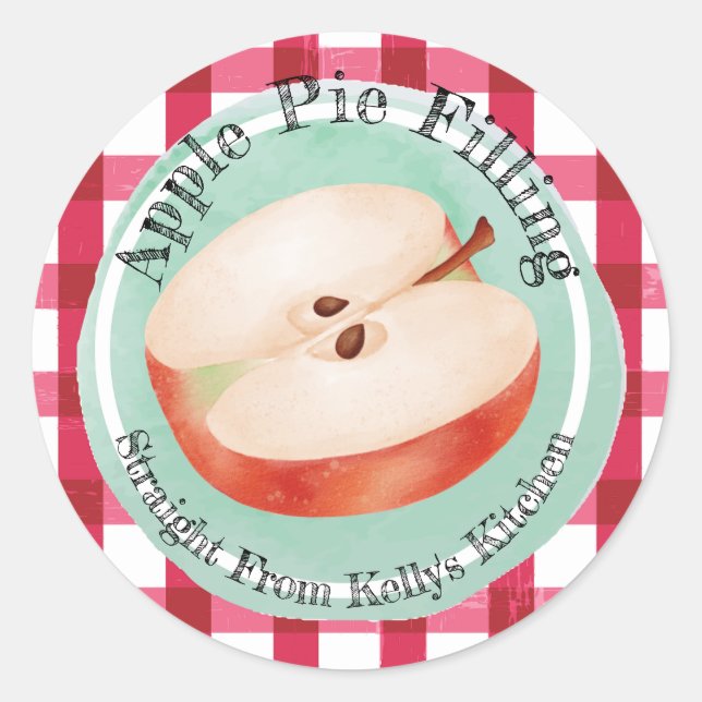 Accueil Entreprise Canning Étiquette de remplissag (Devant)