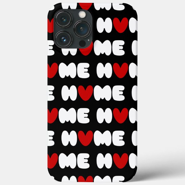 Accueil Est Où Le Coeur Est Coque-Mate coque iphon (Verso)