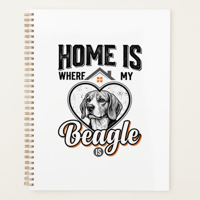Accueil est où se trouve mon Beagle Design de chie (Devant)
