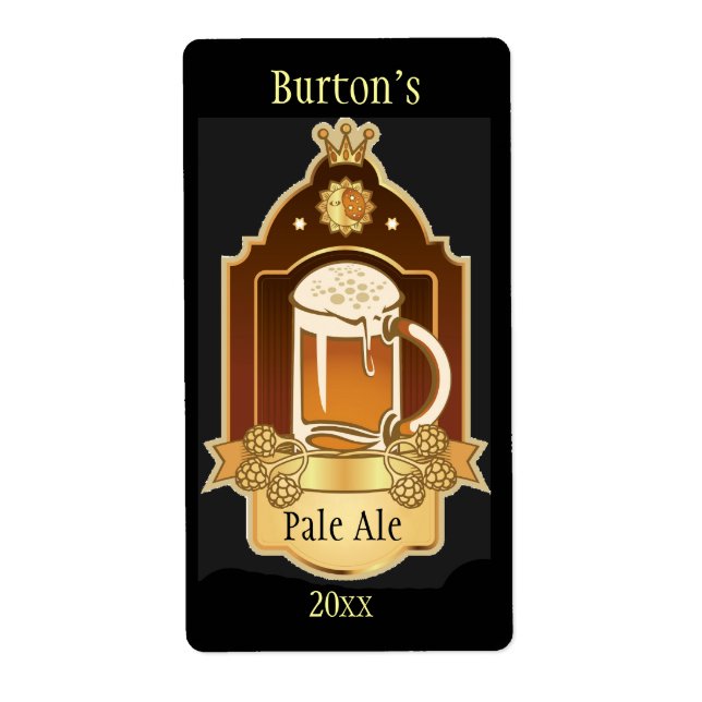 Accueil Étiquettes de bière brassée (Devant)