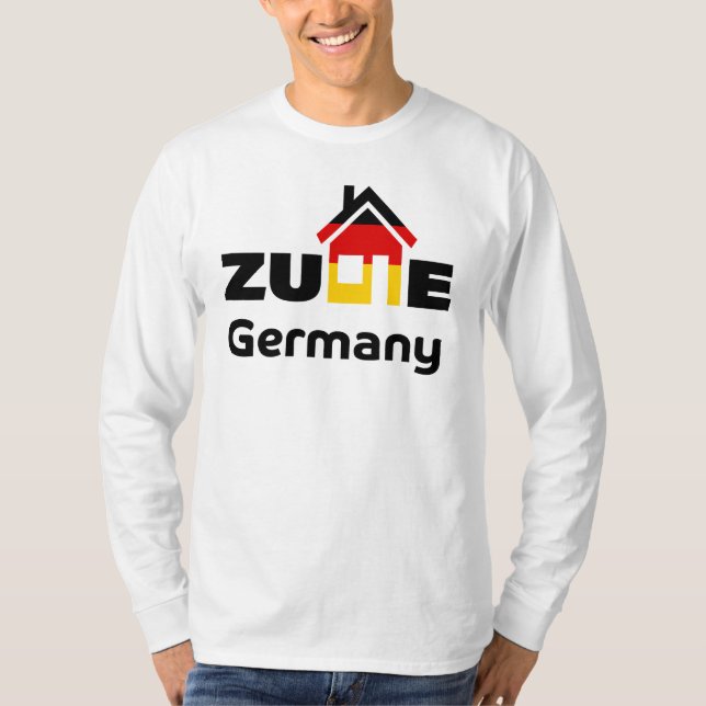 Accueil Imprimer En T-shirt Allemand (Devant)