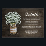 Accueil Mariage de bébé   Cartes d'hôtel<br><div class="desc">Réception de mariage pour bébés Cartes d'hôtel - incluez ces cartes de détails pour informer vos invités de l'emplacement de votre réception, du calendrier de la réception et des informations de l'hôtel pour faciliter la planification. Vous pouvez ajouter plus d'informations si nécessaire en cliquant sur le bouton personnaliser ci-dessus. Voir...</div>