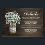 Accueil Mariage de bébé   Cartes d'hôtel<br><div class="desc">Réception de mariage pour bébés Cartes d'hôtel - incluez ces cartes de détails pour informer vos invités de l'emplacement de votre réception, du calendrier de la réception et des informations de l'hôtel pour faciliter la planification. Vous pouvez ajouter plus d'informations si nécessaire en cliquant sur le bouton personnaliser ci-dessus. Voir...</div>