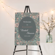 Accueil Mariage Vintage Vert Sauge Rose Poussiéreu
