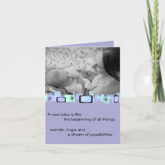Accueil nouvelle carte de voeux pour bébé