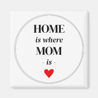 Accueil où Maman est Magnet Simple Cute Cadeau