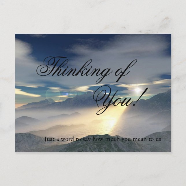 Accueil : Pense À Toi ! Carte postale (Devant)