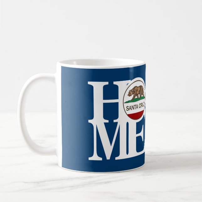 ACCUEIL Père Noël Cruz 11oz Mug Blue (Gauche)