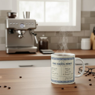 Accueil Permis Barista - Coffee Mug personnalisabl