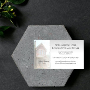 Accueil Rénovation et Réparation Carte de visite