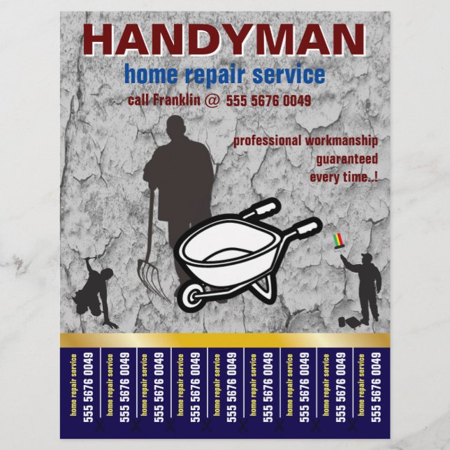 Accueil Réparation Handyman Service Petite entrepr (Devant)