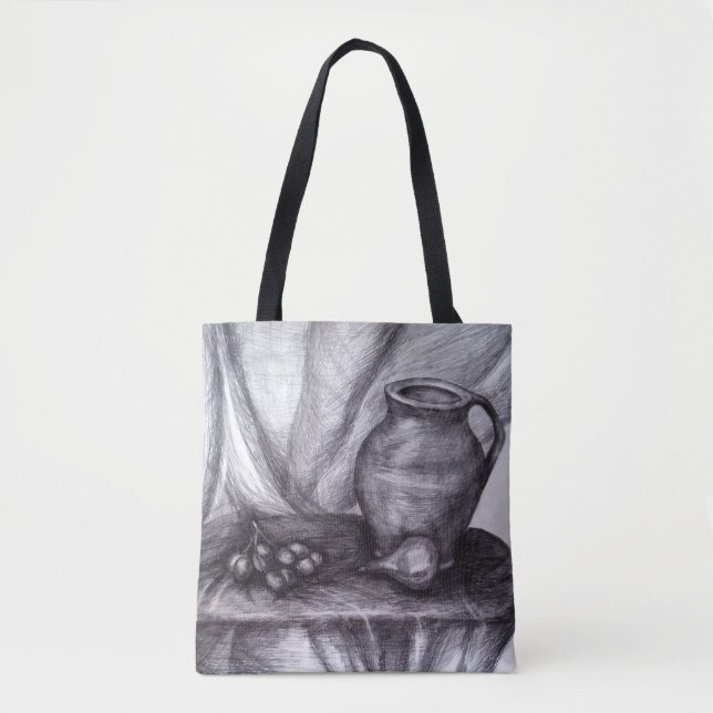 Accueil Sac fourre-tout de dessin au crayon tout-s (Devant)
