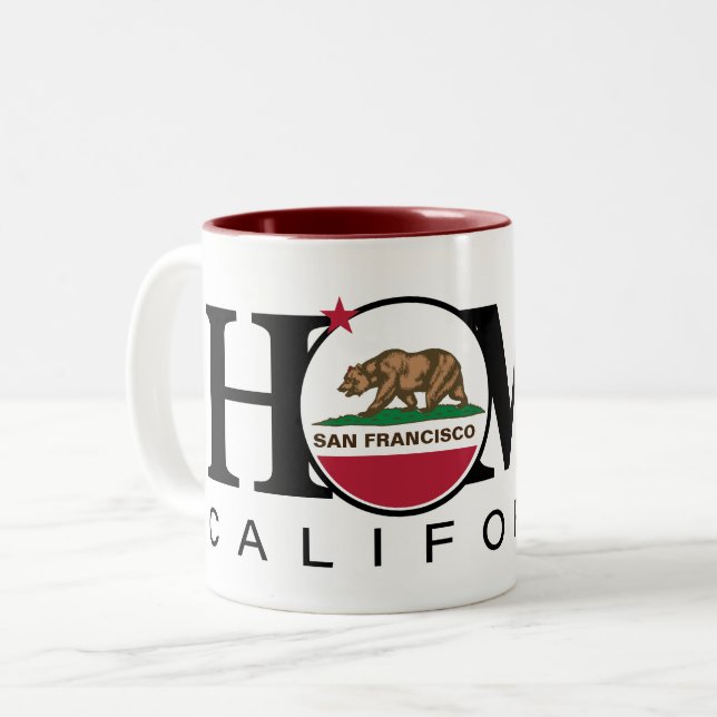 ACCUEIL San Francisco California Mug (Devant gauche)