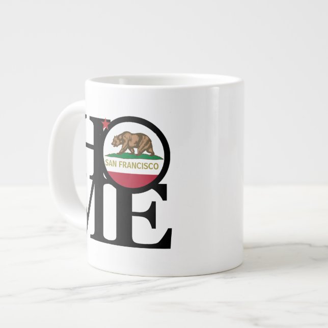 ACCUEIL San Francisco Jumbo Café Mug 20oz (Devant gauche)