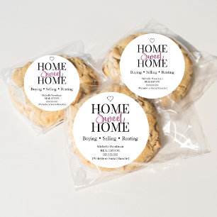 Accueil Sucré Accueil Autocollant de cookie immobi
