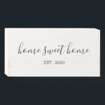 Accueil Sweet Home Boite en bois<br><div class="desc">Plus de décor de ferme dans le magasin Little Bayleigh!</div>
