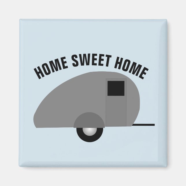 ACCUEIL SWEET HOME CAMPER Magnets de remorques (Devant)