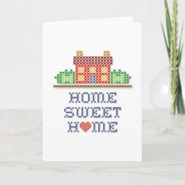 Accueil Sweet Home Carte de voeux (Devant)
