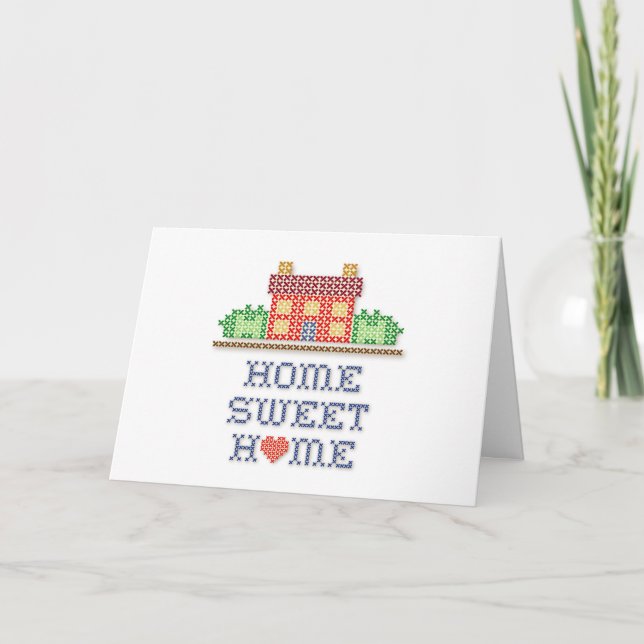 Accueil Sweet Home Carte de voeux (Devant)