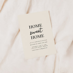 Accueil Sweet Home Invitation de la fête de réchau