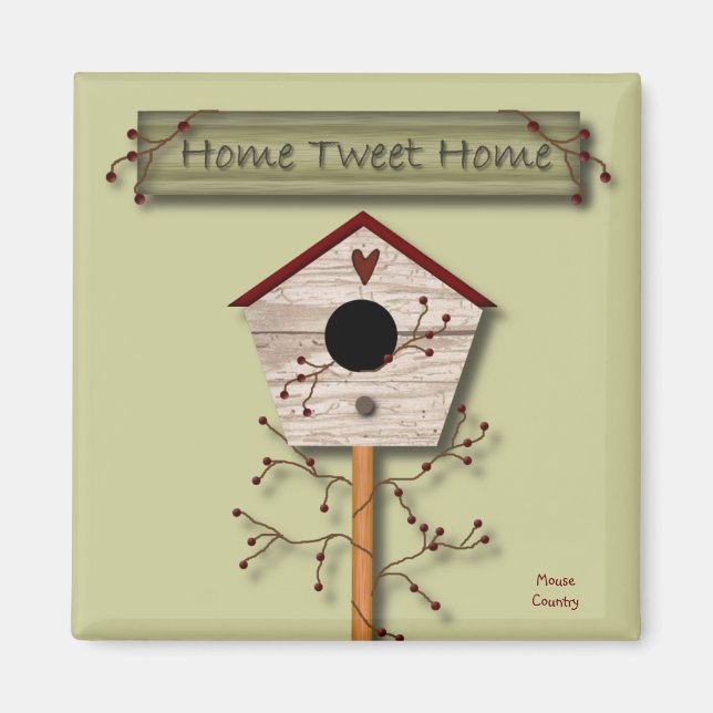 Accueil Tweeter Home Magnet (Devant)