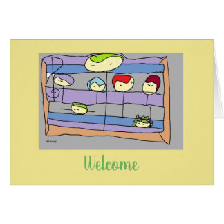 Accueillez un nouveau collègue avec la carte d'un