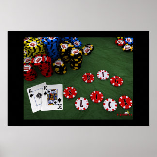 Ace King Suited - Poster Big Slick