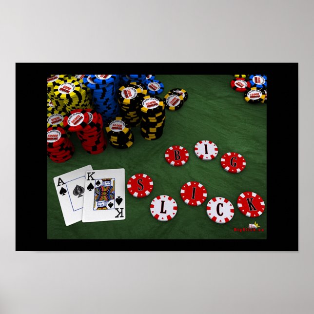 Ace King Suited - Poster Big Slick (Devant)